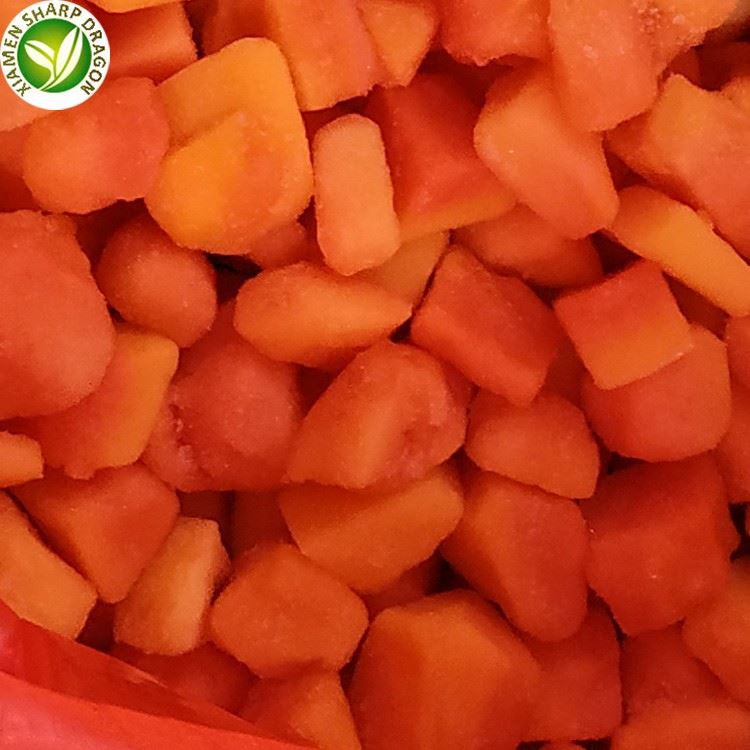 frozen papaya fruit