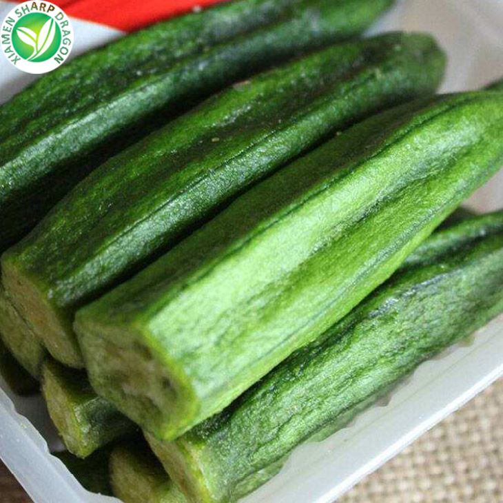 Chrupiąca przekąska okra